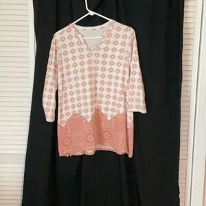 Floral Patterned Women's Top